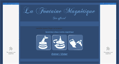 Desktop Screenshot of fontainemagnetique.fr