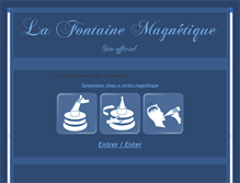 Tablet Screenshot of fontainemagnetique.fr